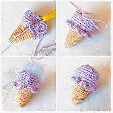 leithygurumi amigurumi dondurma anahtarlik turkce tarif amigurumi ice cream keychain english pattern krose tig desenleri orme olmayan desenler