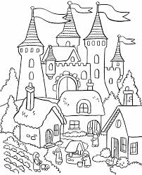 Jogos para colorir online e desenhos para imprimir e colorir. Desenhos Para Colorir De Castelo Como Fazer Em Casa