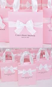 30 Elegant Baby Shower Bags With Satin Ribbon Handles Bow And Etsy In 2020 Baby Shower Party Gifts Elegant Baby Shower Baby Girl Shower Gifts