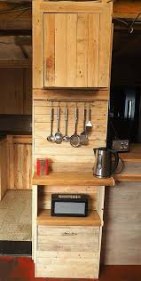 It is also a nice project to try out because the measurements can be easily tweaked so that the cabinet fits. 80 Ideas For Wood Pallet Made Kitchens Inspirationalz Inspirationalz