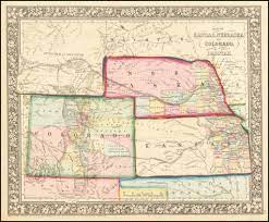 No, they do not have any checkpoints at the colorado border. Map Of Kansas Nebraska And Colorado Showing Also The Southern Portion Of Dacotah Wyoming Shown As Attached To Dacotah Barry Lawrence Ruderman Antique Maps Inc