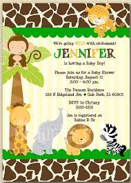 Baby Shower Invitations Jungle Theme Safari Baby Shower Invitations Jungle Baby Shower Invites Animal Baby Shower Invitations