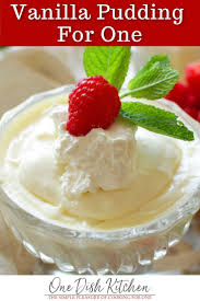 Easy Vanilla Pudding Recipe Single Serving One Dish Kitchen Recipe In 2020 Vanilla Pudding Recipes Vanilla Pudding Sweet Recipes Desserts