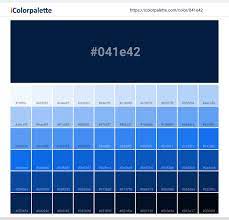Paleta pantone pantone tcx pantone swatches color swatches pantone color chart pantone colour palettes paint color schemes colour pallette colour board. Hex Color Code 041e42 Pantone 282 C Color Information Hsl Rgb Pantone