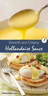 Smooth And Creamy Hollandaise Sauce Debbienet Com Hollandaise Recipe Easy Hollandaise Sauce Hollandaise Sauce