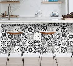 Tuile Autocollants Vinyle Autocollant Amovible Impermeable A Tile Decals Kitchen Tiles Flooring