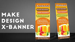 Tampilkan merek anda secara menonjol menggunakan pembuat desain banner online canva. Cara Membuat Desain X Banner Dengan Coreldraw Youtube