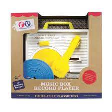 A convenient carry handle makes this box portable. 014397016971 Fp Record Player Basic Fun Calendar Club Calendar Club Canada