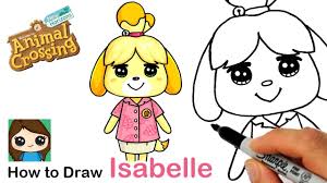 How To Draw Isabelle The Dog Animal Crossing Youtube Cute Drawings Animal Crossing Spongebob Drawings