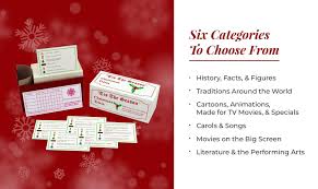 Other sets by this creator. Tis The Season Christmas Trivia Game The Classic And Original Featuring Christmas Trivia Cards Questions That Make For Great Holiday Games For The Entire Family 1 Pack Unknown