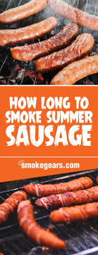 When i go to a party or get together and there is a meat and cheese tray, i have a tendency to wipe the summer sausage off the map before the end of the night. How Long And What Temp Do You Smoke Summer Sausage Smoked Food Recipes Sausage Smoked Cooking