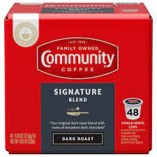 Maybe you would like to learn more about one of these? Signature Blend Dark Roast Coffee Pods 48 Count Community Coffee