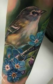 Bird And Flower Tattoo Photo Realistic Bird And Flower Tattoo Realistic Bird Tattoo Bird And Flower Tattoo Bird Tattoo Sleeves