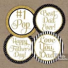 Black And Gold Cupcake Toppers Printable Fathers Day Cupcake Toppers Black Gold Graduation Cupcake Toppers Graduation Cake Toppers Gold Glitter Printable