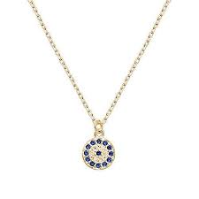 Round Evil Eye Necklace In 2021 Eye Necklace Evil Eye Necklace Necklace