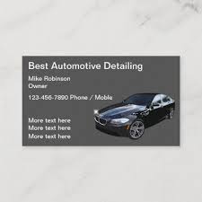Best Auto Detailing Business Cards Design Zazzle Com In 2020 Business Card Design Automotive Detailing Car Detailing