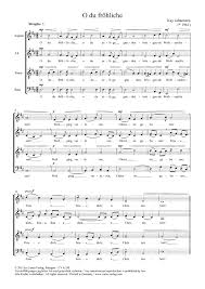 Es ist eines der bekanntesten deutschen weihnachtslieder. O Du Frohliche Kay Johannsen Noten Fur Gemischten Chor Partitur