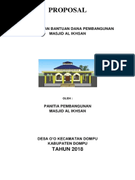 Maybe you would like to learn more about one of these? Proposal Pembangunan Masjid Bupati