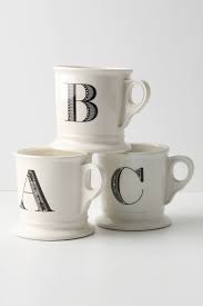 Buy anthropologie mugs and get the best deals at the lowest prices on ebay! Monogram Mug Anthropologie Mugs Mugs Monogram