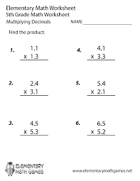 Decimals to the nearest tenth. Math Multiplicationksheets 5thksheet Book Free Printable Decimals For Fifth Grade Fun 3rd Samsfriedchickenanddonuts