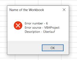 vba  error handling  useful code
