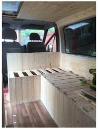 The room is small, most beds won't fit in it, and sofa beds are expensive. My Van Conversion Sofa Bed Van Transporter Conversion Vantransporterconversion The De Van Conversion Interior Diy Van Conversions Camper Van Conversion Diy
