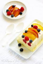 Parfait Glace A L Huile D Olive Peches Et Framboises Semifreddo All Olio D Oliva Un Dejeuner De Soleil Alimentation Parfait Glace Huile D Olive