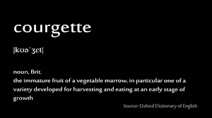 In italy other names include zuzza, suzza melon and cucuzzi. How To Pronounce Courgette Youtube