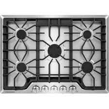 Frigidaire Gallery 30 In Gas Cooktop In Stainless Steel With 5 Burners Fggc3047qs The Home Depot Gas Cooktop Frigidaire Gallery Cooktop