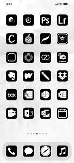 Aesthetic Black Ios 14 15 App Icons Pack 166 Icons 1 Etsy App Icon Icon Pack Black App