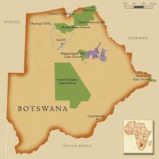 Botswana Map Botswana Diamond Botswana Safari Botswana