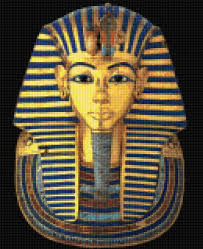 King Tutankhamun Sarcophagus Cross Stitch Pattern