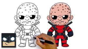How To Draw Deadpool Unmasked Fortnite Youtube Cartooning 4 Kids Drawings Art Drawings Sketches Creative You may want to sketch lightly at first, as you will be erasing your initial guide.