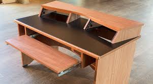 Studioracks The Origin Recording Studio Desk Is Designed To Provide A Compact Flexible And Stylish Workstation Home Studio Desk Studio Desk Music Studio Desk