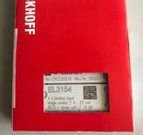 EL3154 | Beckhoff 4-Channel 4–20 mA EtherCAT Analog Input Terminal, 16-bit