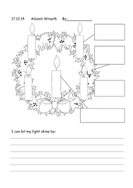 Beetroot or red food coloring may be used for the color. Advent Wreath Colouring Sheet Five Candles Teaching Resources