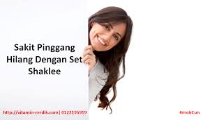 Untuk sakit pinggang yang berhubungan dengan olahraga, menempelkan kompres dingin atau panas ke daerah yang terkena sakit dan mengambil. Sakit Pinggang Hilang Dengan Set Shaklee Vitamin Cerdik By Coach Anah Ahmad