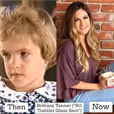 33 years ago today, Brittany Tanner crashed through the window while  sitting at the dining room table in Fresno, California. Brittney is now 37,  works as a dental hygienist and is married