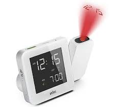 Digital Tilt Projection Alarm Clock Is A Pleasing Companion To Have In Your Bedroom It S A Radio Controlled Alarm Clo Projection Alarm Clock Alarm Clock