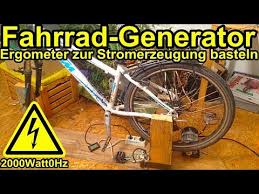 Selbst Gebauter Fahrrad Generator Youtube Motor Oil Bicycle