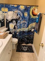 Here is my completed guest bathroom. Our Star Wars Themed Guest Bathroom It S Not Finished Quite Yet Starwars