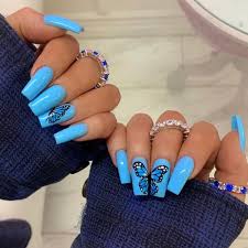 You'll receive email and feed alerts when new items arrive. Summer Bright Summer Blue Acrylic Nails Nail And Manicure Trends