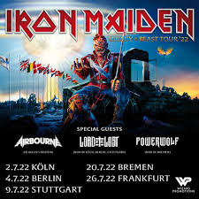 2 days ago · iron maiden return with new single, the writing on the wall. Iron Maiden Live 2022 Tour Tickets Termine Stadte
