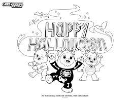 These free, printable halloween coloring pages for kids—plus some online coloring resources—are great for the home and classroom. Care Bears Save And Print These Free Halloween Coloring Facebook