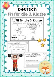Miniheft Fit Fur Die 3 Klasse Unterrichtsmaterial In Den Fachern Daz Daf Deutsch In 2020 Erste Klasse Unterrichtsmaterial Wortarten
