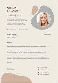 Interior Designer Cover Letter Template Word To Download
