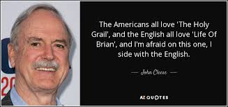 Creosote is a fictional character who appears in monty python's the meaning of life. John Cleese Quote The Americans All Love The Holy Grail And The English