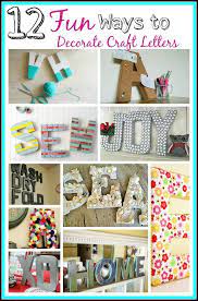 12 Fun Diy Craft Letter Decoration Ideas Letter A Crafts Letter Decoration Ideas Letter Decoration