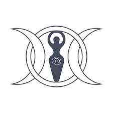 Spiral Goddess Also Known As Luna Or Triple Goddess Symbol Symbol Of Goddess Symbols Moon Symbols Triple Goddess Symbol