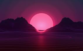 Desktop Wallpaper Sunset Digital Art Neon Pink Mountains 4k Hd Image Picture Background 94b041 We hope you enjoy our growing collection of hd images. desktop wallpaper sunset digital art